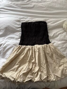 DISSH Strapless Bubble Mini Dress